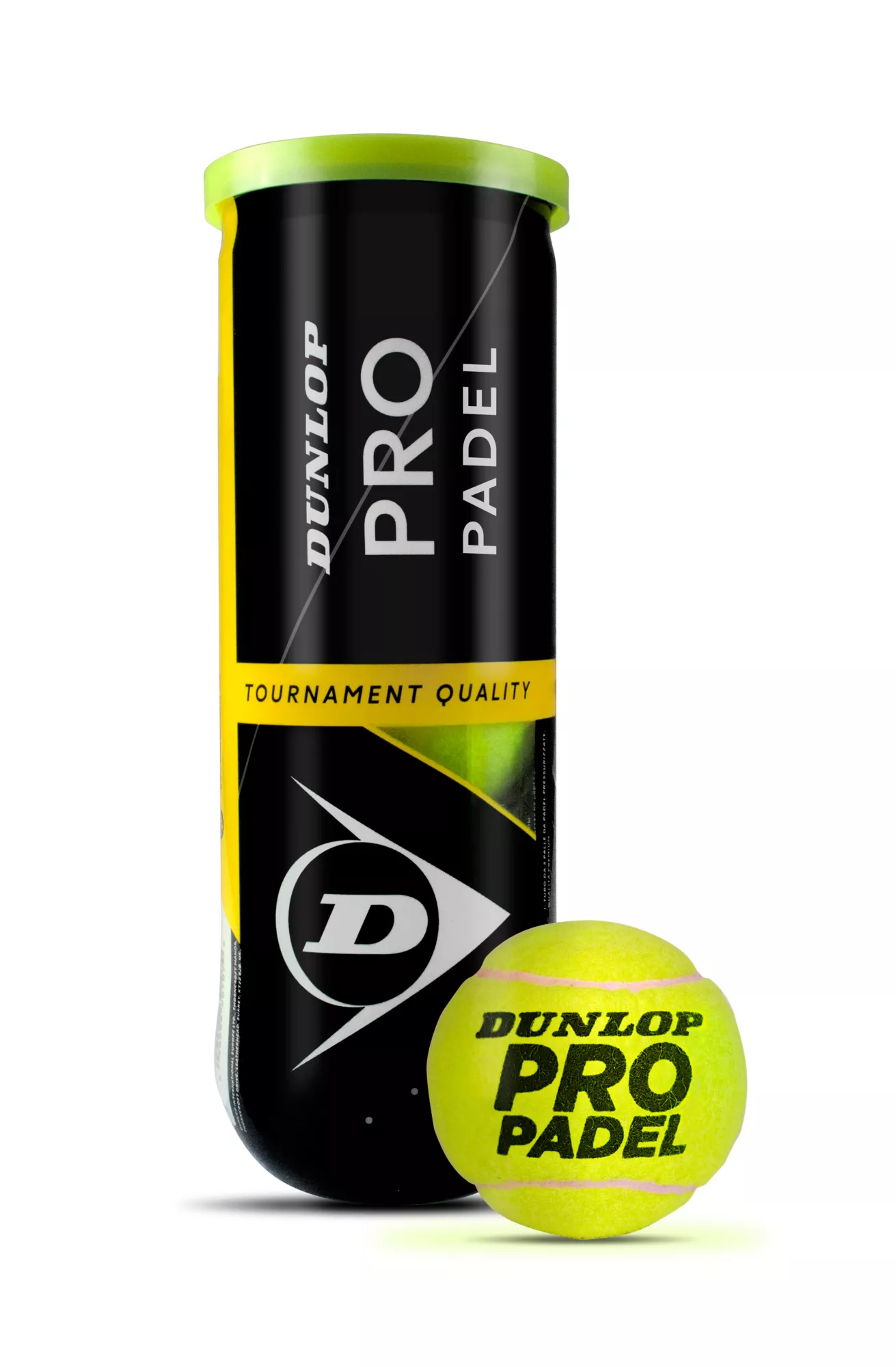 Dunlop Pro Padel Balls - 3 Count 3 Dunlop Pro Padel Balls - 3 Count