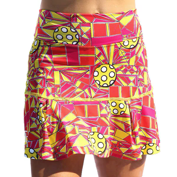 Pickleball Bella Women's Angle Shot 1 Drop Pleat Skort 3 Pickleball Bella Women's Angle Shot 1 Drop Pleat Skort