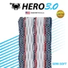 ECD USA Hero 3.0 Semi-Soft Lacrosse String -Ball Series Store 22ECDMHR30SSS2022LXC Red White Blue