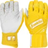 Franklin Adult Infinite Batting Gloves -Ball Series Store 22FRAANFNTCHRMWHTBTG Gold