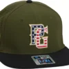 Perfect Game Hoffman Patriot Cap -Ball Series Store 22LZBMTHHFFMNPTRTBBA Army Green Black