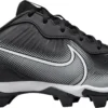 Nike Men's Alpha Huarache Keystone 4 RM Baseball Cleats -Ball Series Store 22NIKMLPHHRCH4KYSRBB Black White