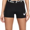 Nike Women's Pro Dri-FIT 3" Graphic Training Shorts -Ball Series Store 22NIKWPR3S22GRPHCAPB Black White