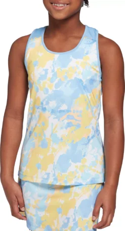 Prince Girls' Fashion Printed Tennis Tank Top