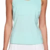Prince Women's Fashion Strap Tennis Tank Top -Ball Series Store 22PRCWFSHNSTRPTNKRCQ Mint 1