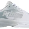 Prince Women's Cross Court Tennis Shoes -Ball Series Store 22PRCWNWCRSSCRTWHFTW Metallic Silver