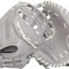 Rawlings 33'' GG Elite Series Fastpitch Catcher's Mitt 1 Rawlings 33'' GG Elite Series Fastpitch Catcher's Mitt -Ball Series Store 22RAWAGGFPGRY33CMBAS Grey