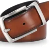 Skechers Men's 33 Mm Reversible Golf Belt -Ball Series Store 22SKEM33MMRVCGNCBAPA Cognac