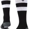 Stance Adult Stripe On-Field Baseball Socks -Ball Series Store 22ST1ADLTDPTCSTRPBBA Black White