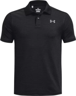 Under Armour Boys' Performance Stripe UPF 30 Golf Polo