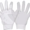 Under Armour Girls' Radar 22 Softball Batting Gloves -Ball Series Store 22UARGGRLSRDR22WHBAS White Halo Gray