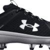 Under Armour Men's Yard MT TPU Baseball Cleats -Ball Series Store 22UARMYRDLWMTTPBLCLT Black White