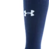 Under Armour Team Over-The-Calf Baseball/Softball Socks 1 Under Armour Team Over-The-Calf Baseball/Softball Socks -Ball Series Store 22UARUTMTCXXXXXXXSOXA Midnight Navy Graph Wht