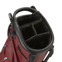 TaylorMade 2022 Vessel Lite Lux Stand Bag -Ball Series Store 22VESSELLLSB V9709101 Burgundy TOP