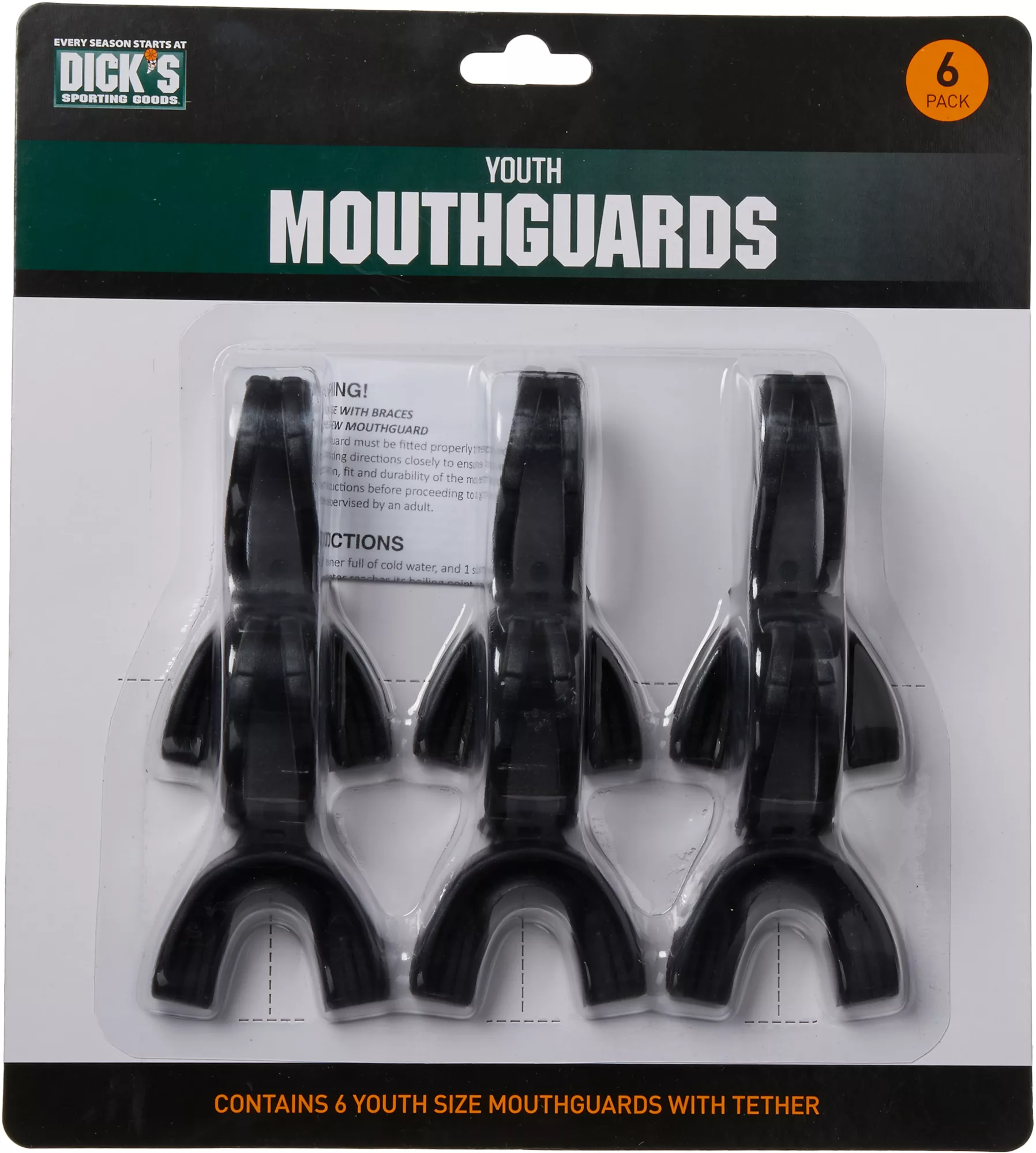 DICK's Sporting Goods Youth Mouthguards – 6 Pack 3 DICK's Sporting Goods Youth Mouthguards – 6 Pack