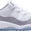 Air Jordan 11 Low Retro Toddler Basketball Shoes -Ball Series Store 23JDNYRTR11LWWHTBKDSA Grey Blue White