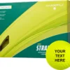 Maxfli 2023 Straightfli Matte Yellow Personalized Golf Balls -Ball Series Store 23MAXU23MXSTRGHTFGBLA