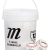 Marucci 1 Gallon Tee Ball Bucket - 12 Pack -Ball Series Store 23MCCUMRCC1G12PCTBSB