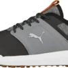 PUMA Men's Ignite Elevate Golf Shoes -Ball Series Store 23PUMMGNTLVT23NVYGSH Black Silver