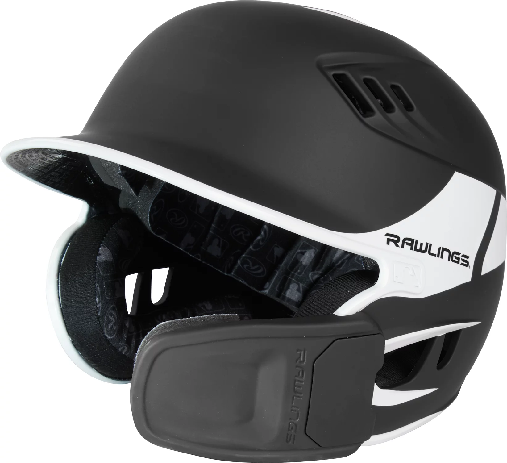 Rawlings Junior VELO Baseball Batting Helmet W/ Reversible Jaw Guard 3 Rawlings Junior VELO Baseball Batting Helmet W/ Reversible Jaw Guard