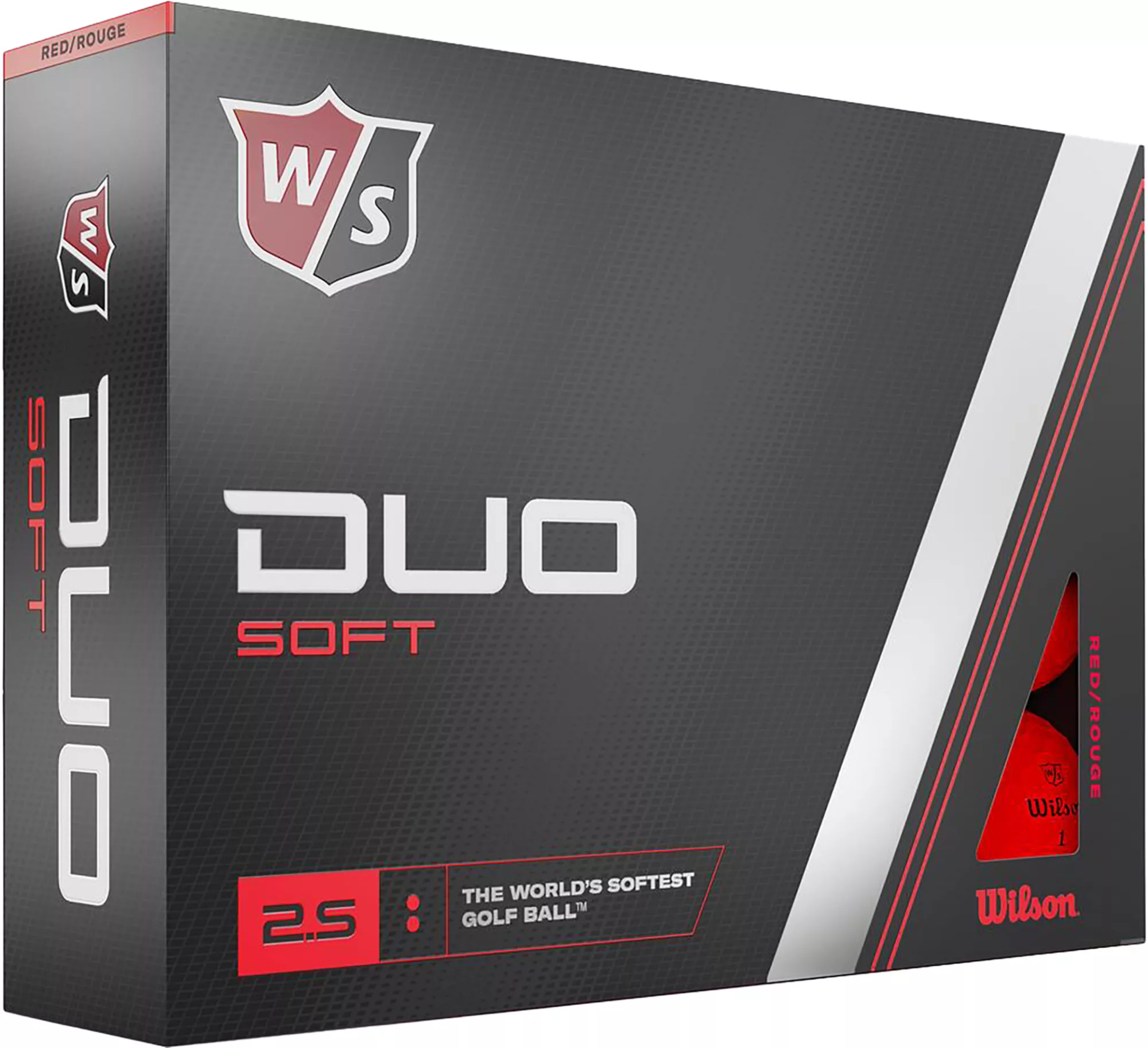 Wilson Staff Wilson 2023 Duo Soft Red Golf Balls 3 Wilson Staff Wilson 2023 Duo Soft Red Golf Balls