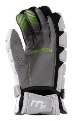 Maverik Men's MX Lacrosse Glove -Ball Series Store 3003401 WhiteGrey PALM