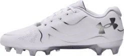 Under Armour Men's Command MC Lacrosse Cleats -Ball Series Store 3023385 100 WhiteSilver INS