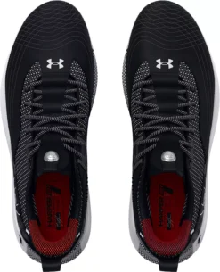 Under Armour Men's Harper 7 Metal Baseball Cleats 9 Under Armour Men's Harper 7 Metal Baseball Cleats -Ball Series Store 3025582 001 BlackWhite TOP