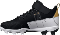 Under Armour Men's Harper 7 RM Baseball Cleats -Ball Series Store 3025587 001 BlackWhite INS