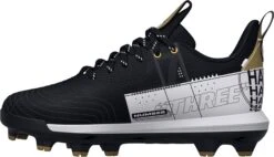 Under Armour Kids' Harper 7 TPU Baseball Cleats -Ball Series Store 3025596 001 BlackWhite INS