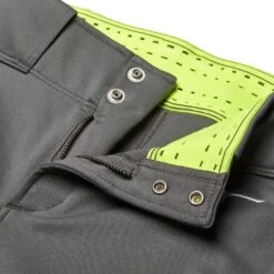 Mizuno Girls' Belted Stretch Softball Pants 17 Mizuno Girls' Belted Stretch Softball Pants -Ball Series Store 350783 929204 Charcoal DET