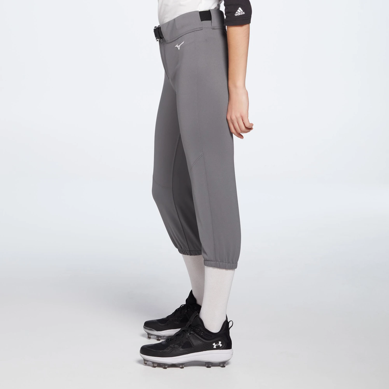 Mizuno Girls' Belted Stretch Softball Pants 9 Mizuno Girls' Belted Stretch Softball Pants - Image 7