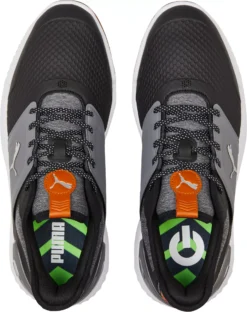 PUMA Men's Ignite Elevate Golf Shoes 11 PUMA Men's Ignite Elevate Golf Shoes -Ball Series Store 37607707 BlackSilver TOP