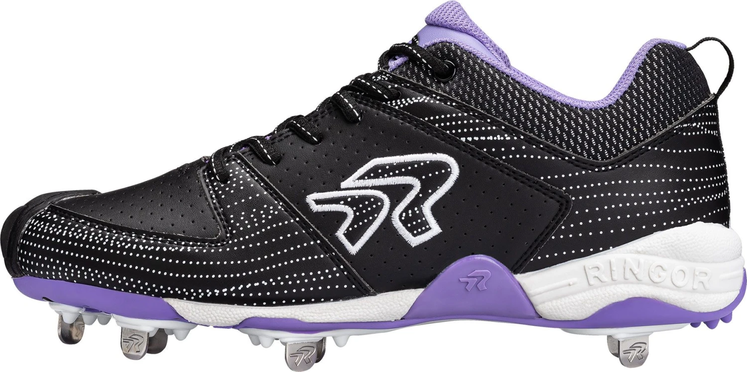 Ringor Women's FLITE Pitching Metal Fastpitch Softball Cleats 5 Ringor Women's FLITE Pitching Metal Fastpitch Softball Cleats - Image 3