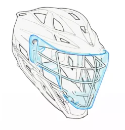 Cascade Adult Field Shield For Lacrosse Helmet 3 Pack 11 Cascade Adult Field Shield For Lacrosse Helmet 3 Pack -Ball Series Store 5038643 Clear FRTR