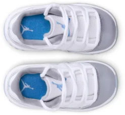 Air Jordan 11 Low Retro Toddler Basketball Shoes -Ball Series Store 505836 140 GreyBlueWhite TOP