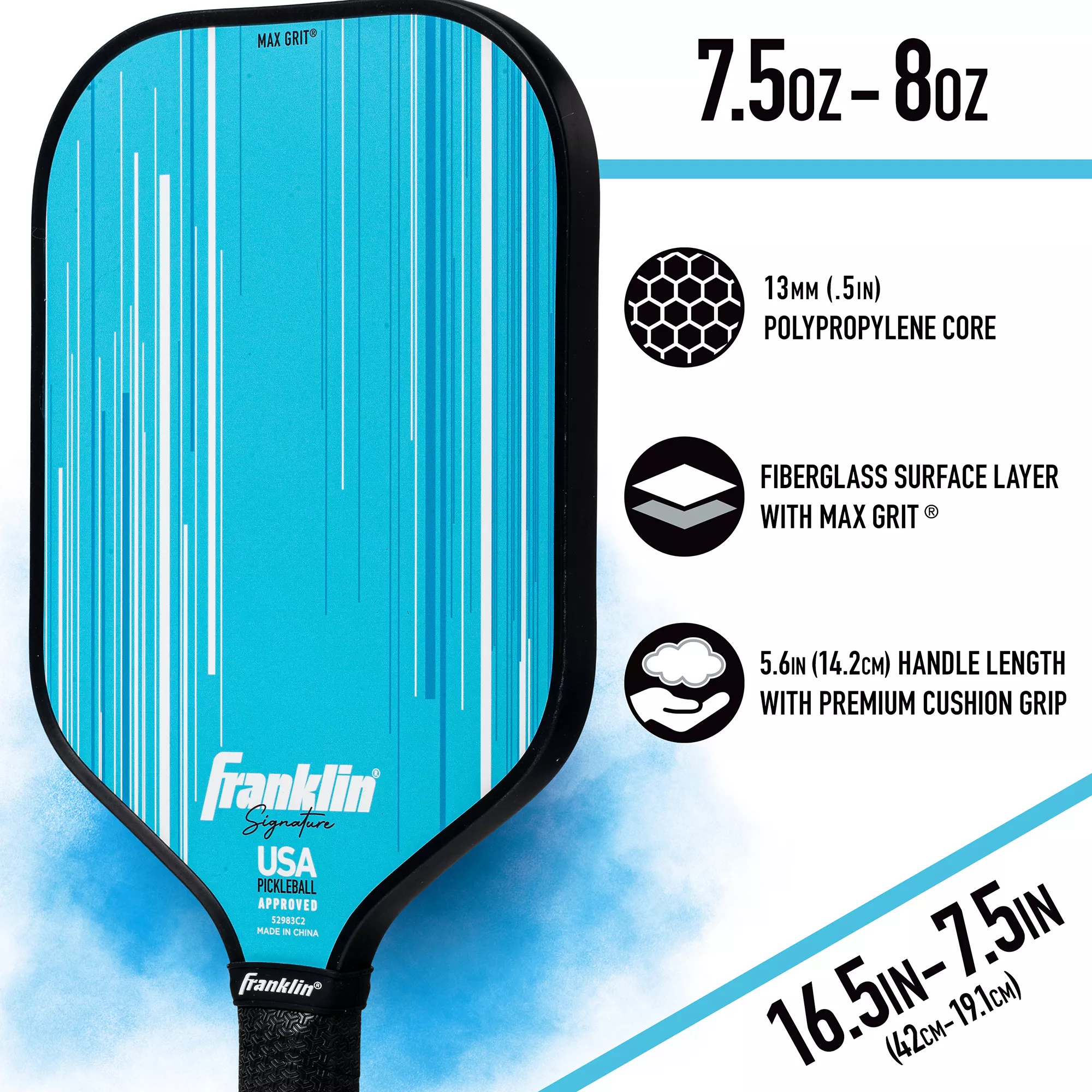 Franklin Signature Pro 13mm Pickleball Paddle 7 Franklin Signature Pro 13mm Pickleball Paddle - Image 5