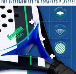 Franklin Aurora Padel Tennis Paddle -Ball Series Store 53977P BLUEGREEN DET alt1