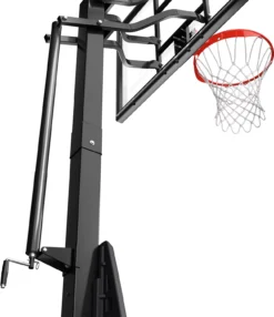Spalding Ultimate Hybrid 54" Tempered Glass Portable Basketball Hoop -Ball Series Store 7U1005 NOCOLOR DET alt2