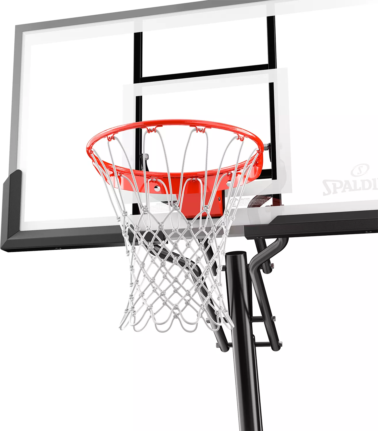 Spalding Ultimate Hybrid 54" Performance Acrylic Portable Basketball Hoop 4 Spalding Ultimate Hybrid 54" Performance Acrylic Portable Basketball Hoop - Image 2
