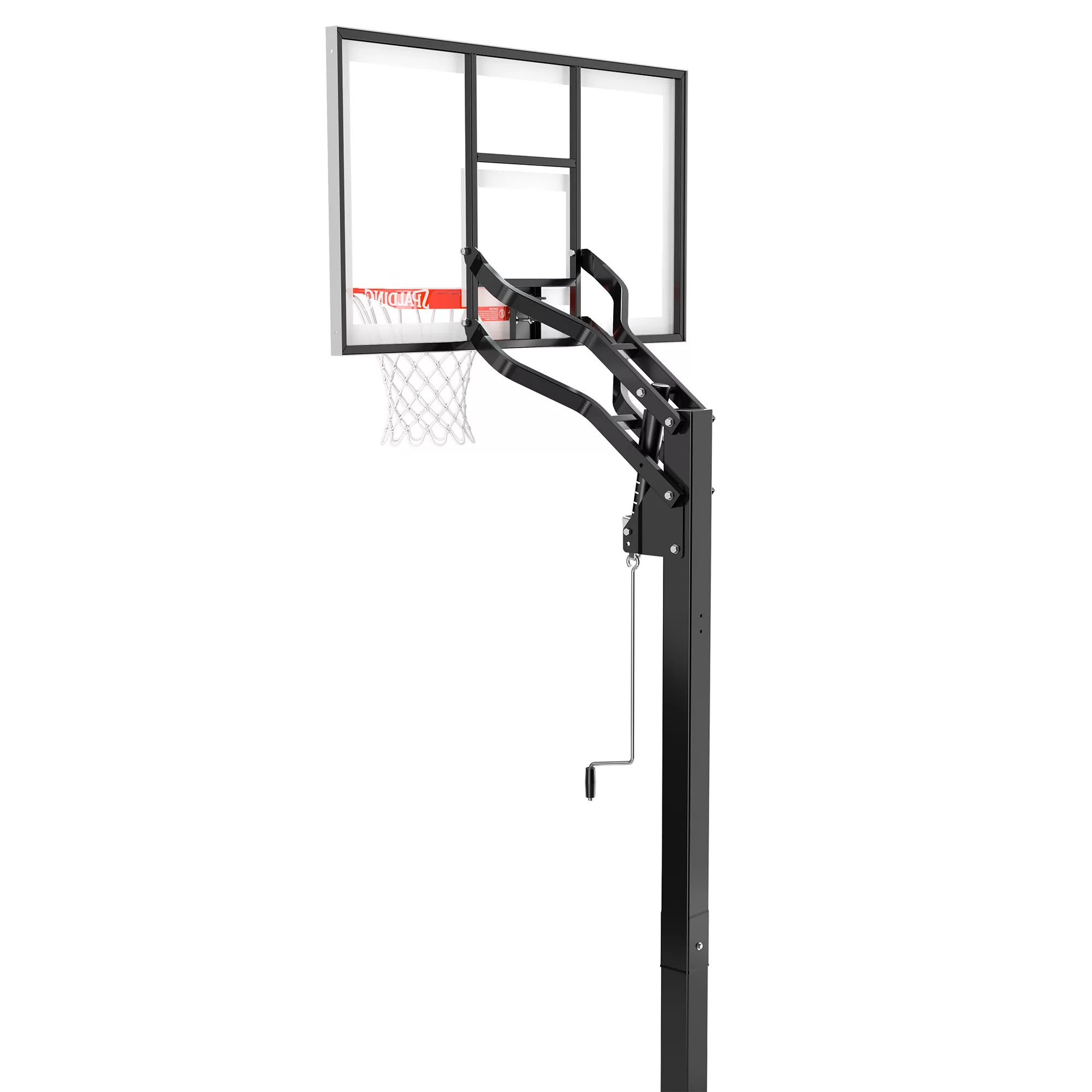 Spalding 60" Tempered Glass U-Turn In-Ground Basketball Hoop 5 Spalding 60" Tempered Glass U-Turn In-Ground Basketball Hoop - Image 4