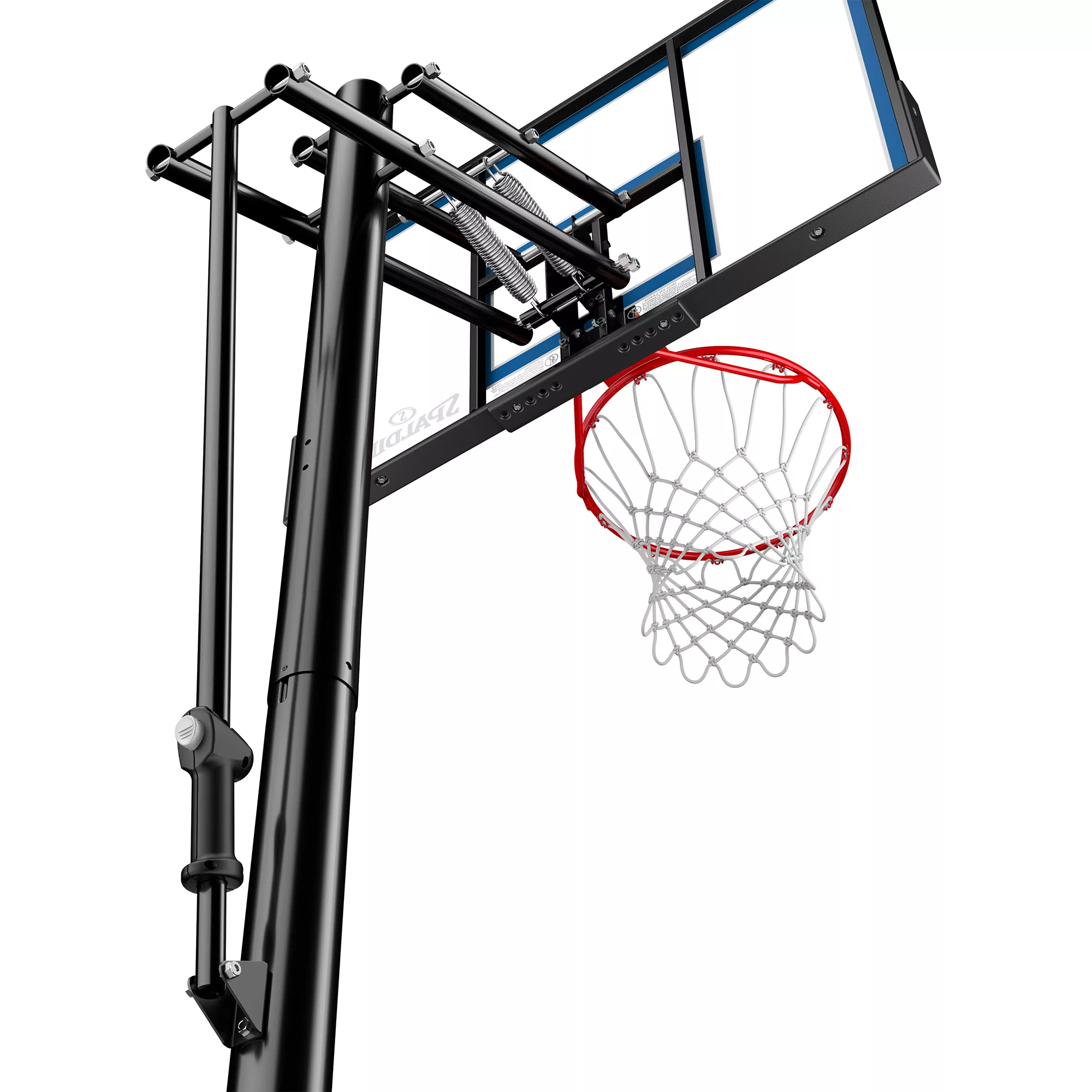 Spalding 48" Shatter-proof Polycarbonate Pro Glide In-Ground Basketball Hoop 8 Spalding 48" Shatter-proof Polycarbonate Pro Glide In-Ground Basketball Hoop - Image 6