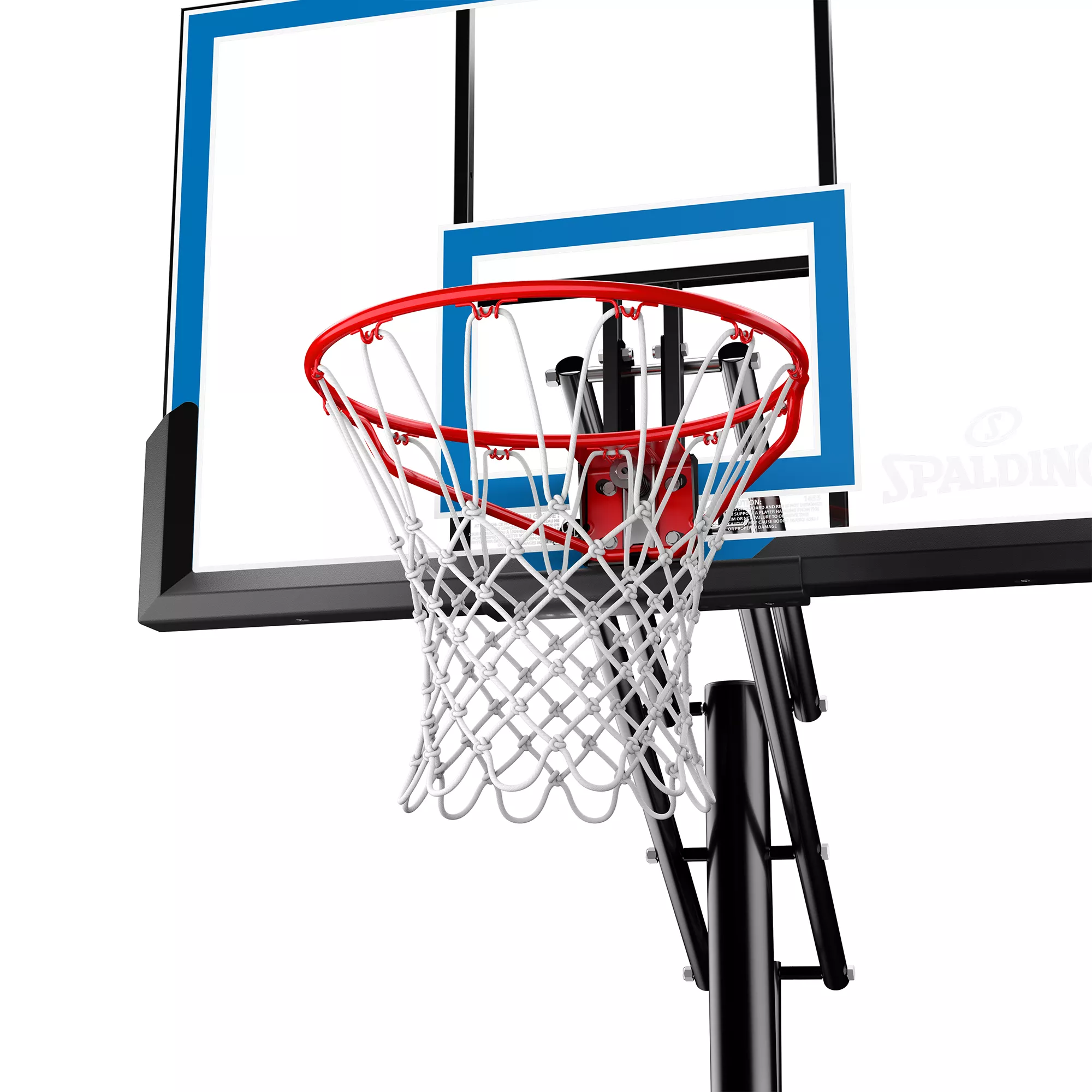 Spalding 48" Shatter-proof Polycarbonate Pro Glide In-Ground Basketball Hoop 9 Spalding 48" Shatter-proof Polycarbonate Pro Glide In-Ground Basketball Hoop - Image 7