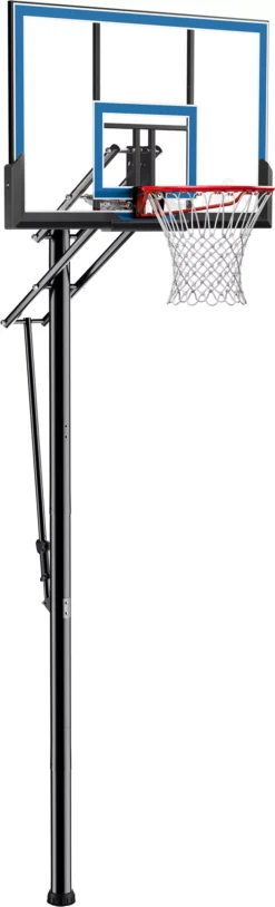 Spalding 48" Shatter-proof Polycarbonate Pro Glide In-Ground Basketball Hoop 12 Spalding 48" Shatter-proof Polycarbonate Pro Glide In-Ground Basketball Hoop -Ball Series Store 881655 NOCOLOR FRTR
