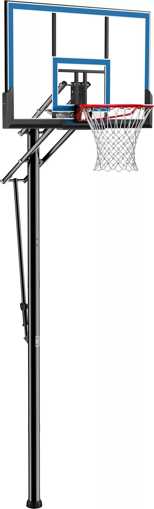 Spalding 48" Shatter-proof Polycarbonate Pro Glide In-Ground Basketball Hoop 5 Spalding 48" Shatter-proof Polycarbonate Pro Glide In-Ground Basketball Hoop - Image 3