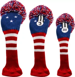 IZZO Patriot Vintage Hybrid Headcover -Ball Series Store 90140 NOCOLOR SET
