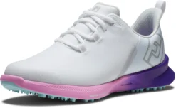 FootJoy Women's Fuel Sport Golf Shoes -Ball Series Store 90547FJ WhitePurplePink AL alt1