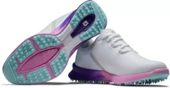 FootJoy Women's Fuel Sport Golf Shoes -Ball Series Store 90547FJ WhitePurplePink SET alt1