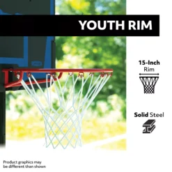 Lifetime 32'' Rookie Youth Portable Basketball System 15 Lifetime 32'' Rookie Youth Portable Basketball System -Ball Series Store 90824Z NOCOLOR DET alt1