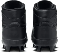 Nike Men's Jordan 1 Retro MCS High Baseball Cleats -Ball Series Store AV5354 002Z BlackBlack BCK
